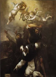 Il martirio di San Pietro da Verona (Fra Pietro da Verona o Pietro Martire)
