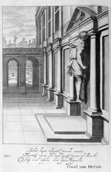 Ifis si impicca disperato perché non poteva conquistare Anassarete, 1655