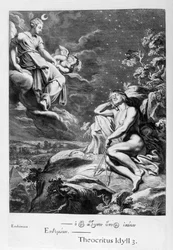 La Luna e Endimione, 1655