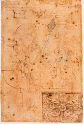 Schizzi e studi di elementi architettonici di Aquila