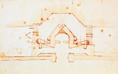 Disegno delle fortificazioni per Firenze, disegno di Michelangelo Buonarroti, Italia
