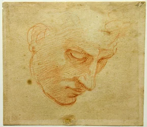 Studio della testa per il soffitto della Cappella Sistina, ca 1509-1510