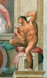 Ignudo Soffitto della Cappella Sistina in Vaticano
