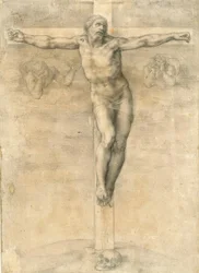 Crocifissione con due angeli
