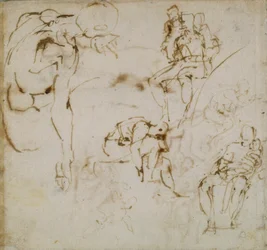 Pagina da un libro di schizzi
