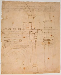 Schizzi per la cupola di Santa Maria del Fiore
