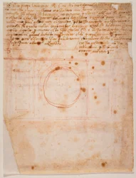 Bozzetti per il tamburo della cupola di Santa Maria del Fiore e lettera al cardinale di Bibbiena