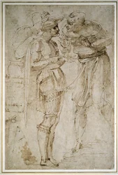 Tre uomini in conversazione