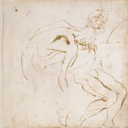 Due studi parziali di figure, c1490-1560
