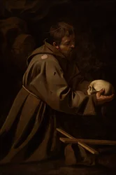 San Francesco in meditazione, ca. 1606