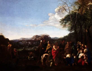 Il sermone di Giovanni Battista, di Michelangelo Cerquozzi detto Michelangelo delle Battaglie