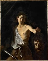 Davide con la testa di Golia... (dipinto su tela)