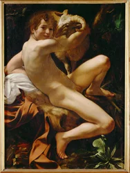 San Giovanni Battista da giovane (dipinto su tela)