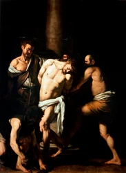 La flagellazione di Cristo, 1607-1610. 2,86 x 2,13 m. Napoli, Museo nazionale di Capodimonte