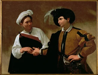 La cartomante... (dipinto su tela)