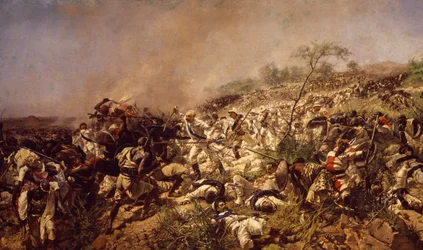 La battaglia di Dogali, di Michele Cammarano