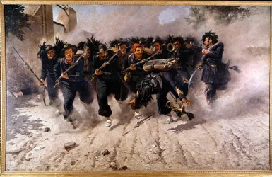 Il carico dei bersaglieri a Porta Pia il 20 settembre