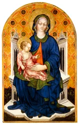 La Madonna col Bambino in Trono