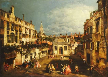 Il Campo San Gallo, Venezia, c.1740s