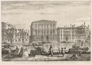 Vedute di Venezia: Palazzo Pesaro, 1741