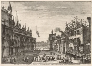 Vedute di Venezia: Piazzetta S. Basso