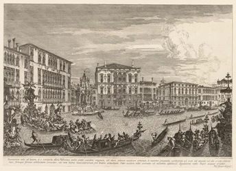 Vedute di Venezia: La regata