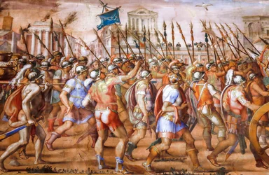 Trionfo del console Lucio Emilio Paolo su Perseo re di Macedonia (dettaglio)