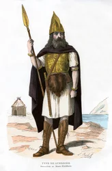 Guerriero, forse gallico o franco, 1882-1884