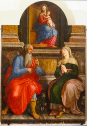Madonna, Gioacchino e Anna, i suoi genitori