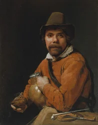Uomo che tiene una brocca, ca. 1660