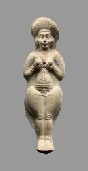 Figura femminile, Medio Elamita, c.1500-1100 a.C. (ceramica)
