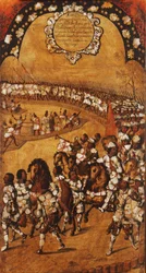 La conquista del Messico, Pannello IX, c.1696-1715