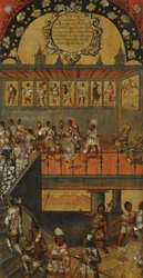La conquista del Messico, Pannello XII, c.1696-1715