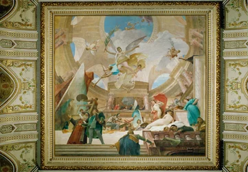 Affresco del soffitto del Kunsthistorisches Museum di Vienna, Apoteosi del Rinascimento (affresco)