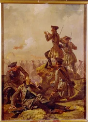 Una scena della guerra di Crimea