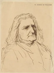 Ritratto di Franz Liszt 1811-1886, anni 1880