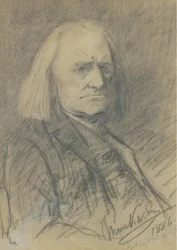 Ritratto di Franz Liszt 1811-1886, 1886