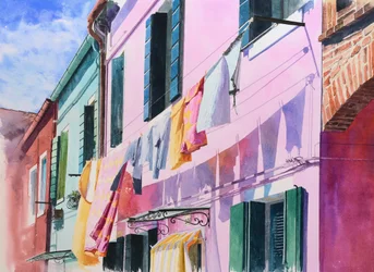 Burano (acquerello su carta)