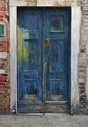 Porta veneziana, 2019 (olio su lino)