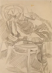 Plaid sulla sedia, 1904