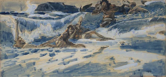 Naiadi e tritoni giocosi, 1896-1898