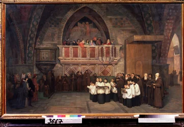 I vespri nella chiesa di San Francesco d