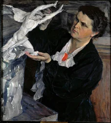 Ritratto della scultrice Vera Mukhina