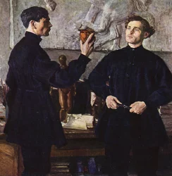 Ritratto dei fratelli Korin, artisti