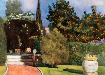Il giardino del Palazzo del Principe della Corona, Atene