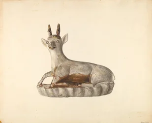 Figurina di cervo, c. 1938