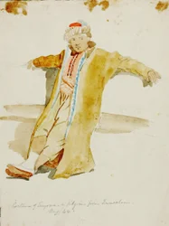 Costume a Smirne, un pellegrino di Gerusalemme