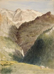 Ghiacciaio e cascate