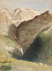 Ghiacciaio e cascate