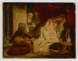 Principessa orientale dopo il bagno